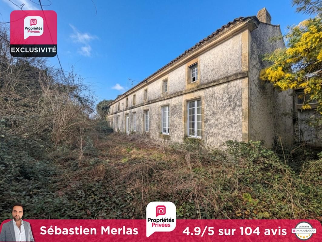 CHAMPAGNOLLES MAISON A RENOVER AVEC JARDIN ET DEPENDANCES 1