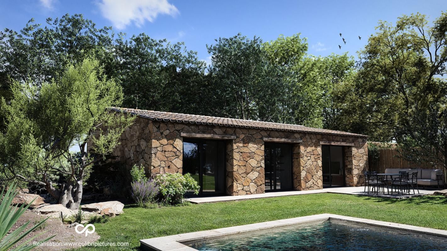 Porto Vecchio - Corse du sud - Bergerie de 4 pièces 77 m²