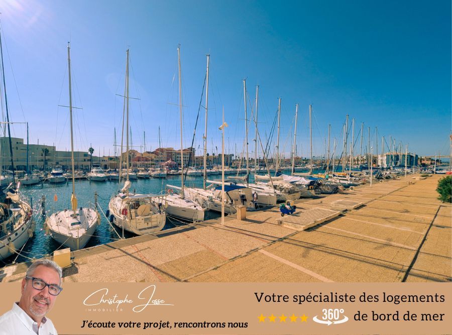Appartement T2 avec parking vue imprenable sur le Port