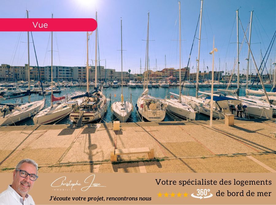 PORT LEUCATE Appartement T2 avec parking vue imprenable sur le Port 2