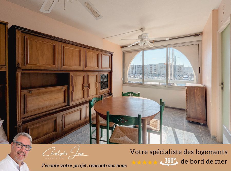 PORT LEUCATE Appartement T2 avec parking vue imprenable sur le Port 4