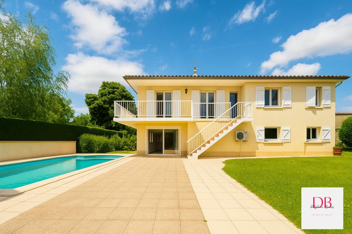 Maison 5 Pièces de 92 m2 avec piscine et garages à Laboutarié 81120