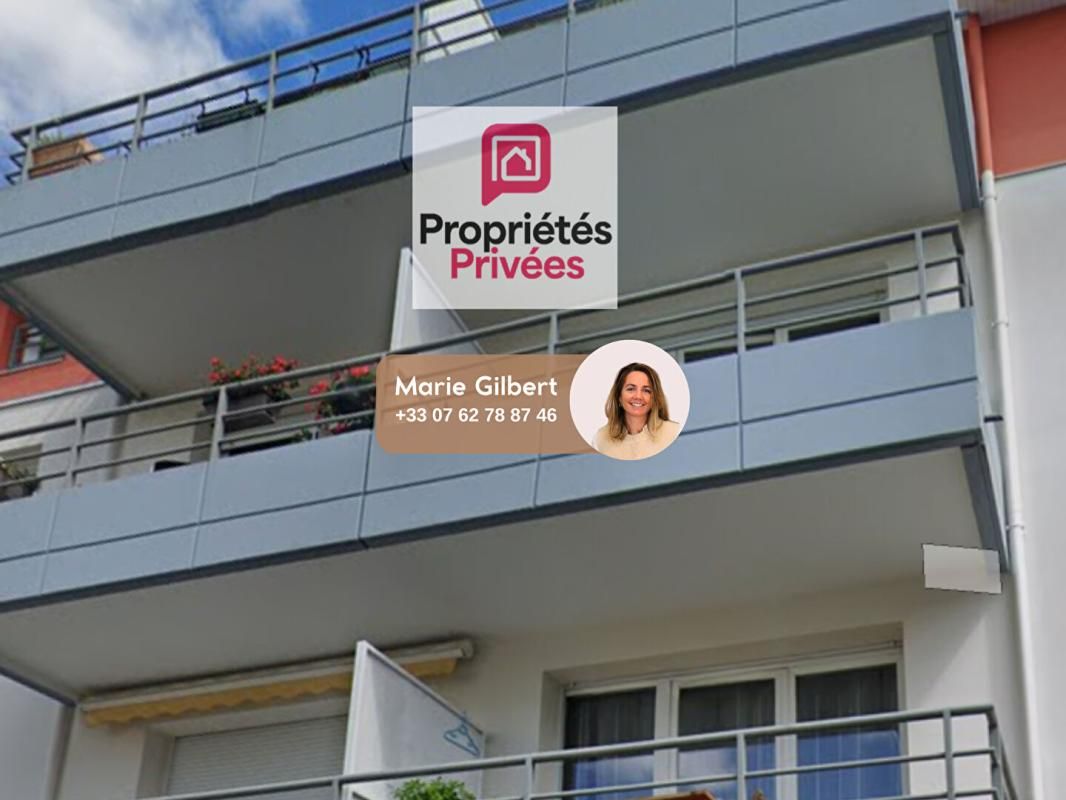 T3 lumineux 68 m² avec balcon, garage, Quimper proche centre et halage