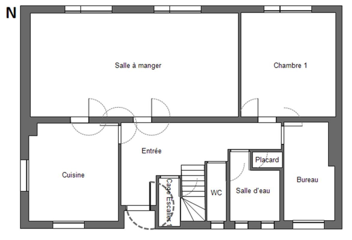 CHATEAUNEUF-DU-FAOU 29520 Châteauneuf du Faou maison familiale avec vue  4 - 6 chambres  sous sol complet 2