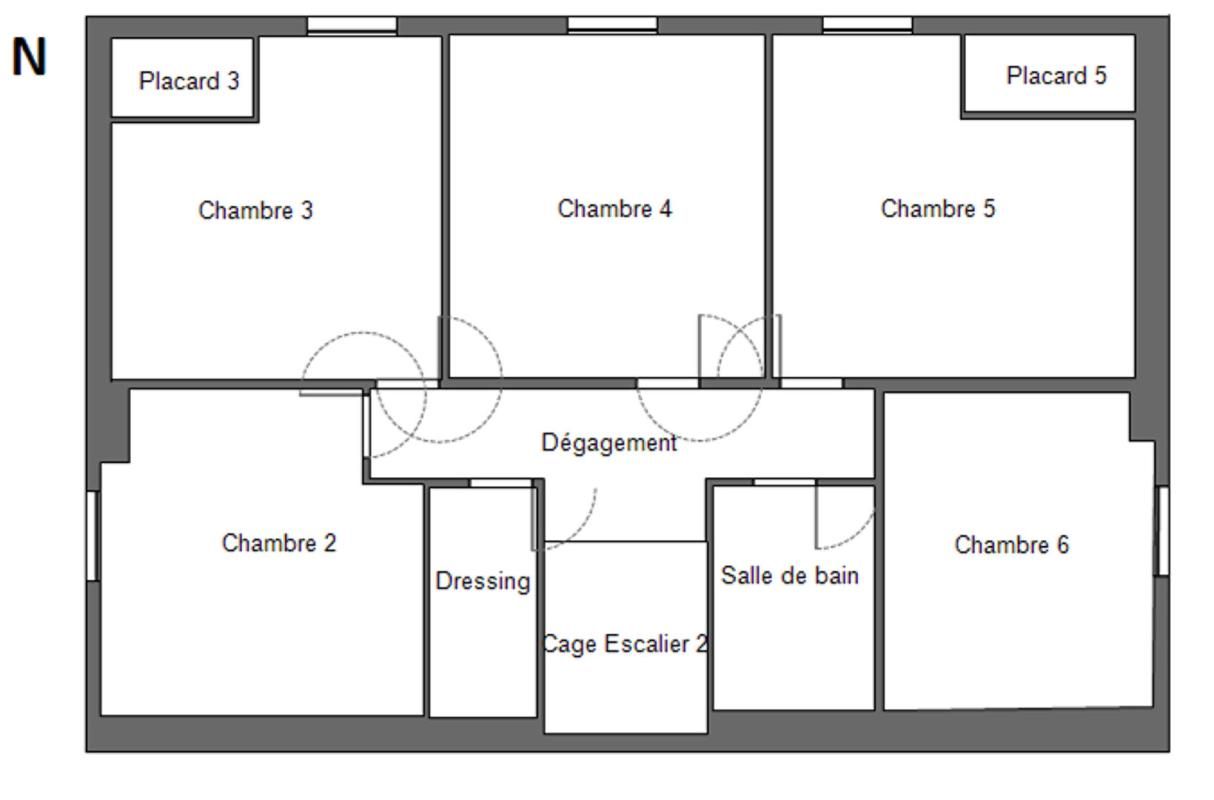 CHATEAUNEUF-DU-FAOU 29520 Châteauneuf du Faou maison familiale avec vue  4 - 6 chambres  sous sol complet 3