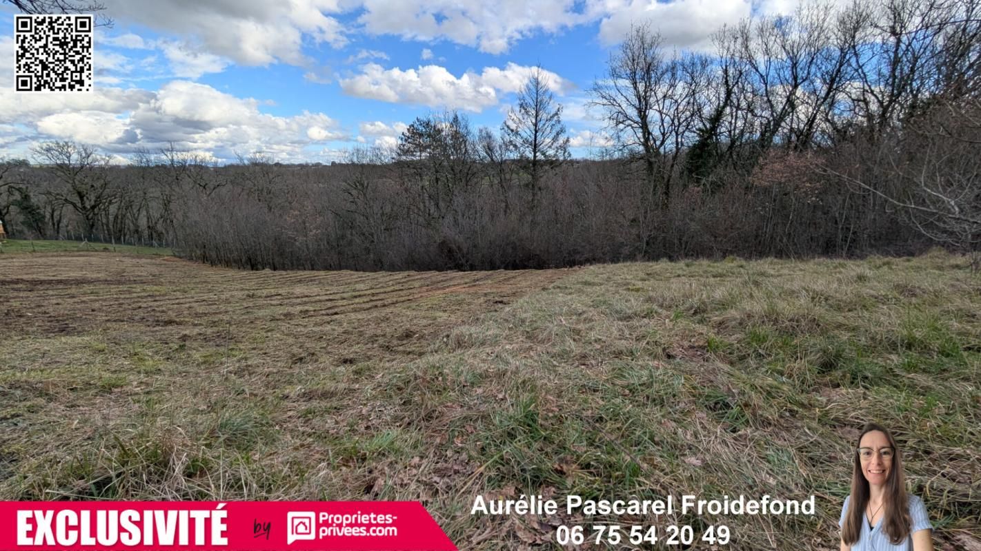 5 min BRIVE - Terrain Constructible poss. TOUT-A-L'EGOUT - 1600 m2 - 24 990 euros