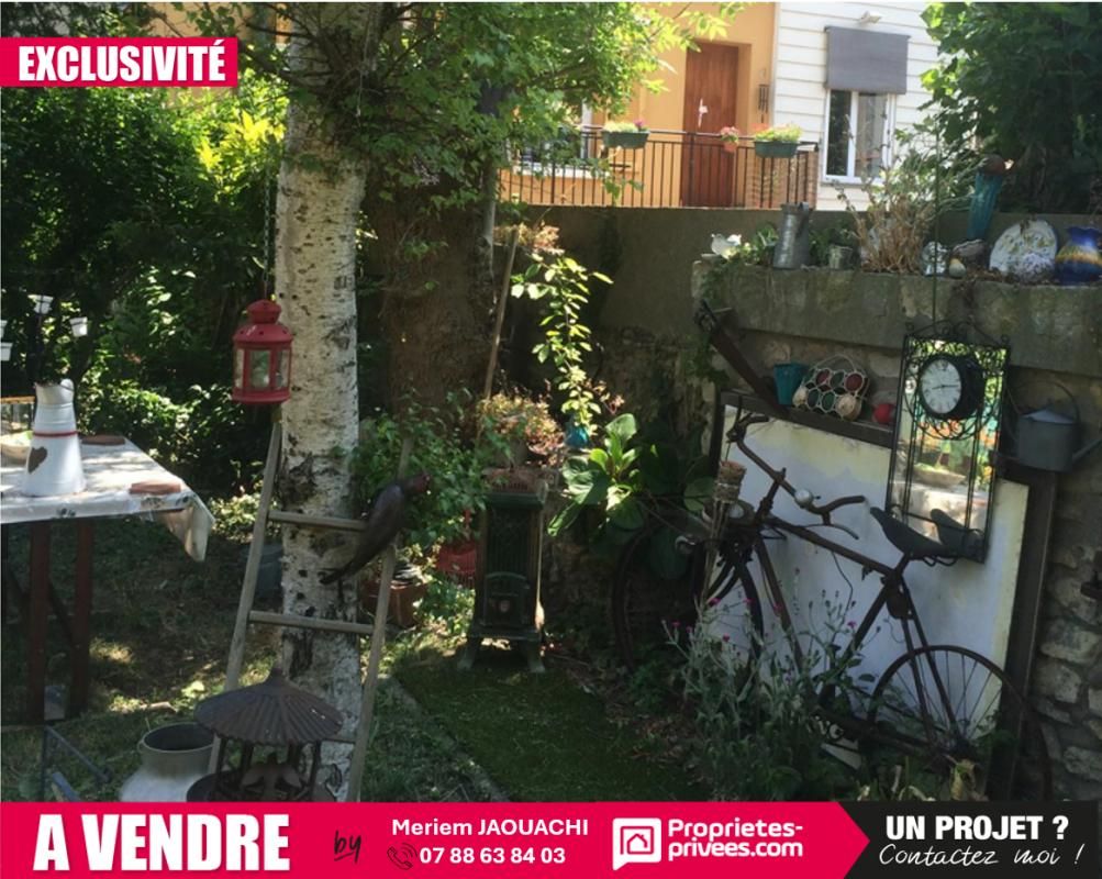 EN EXCLUSIVITE : DUPLEX   57 M²+ GRAND  JARDIN PRIVATIF  50M²+ CAVE 10m² A  ALFORTVILLE