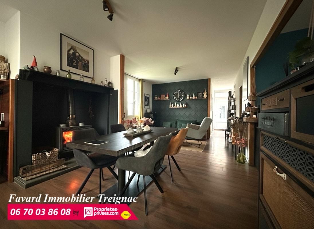 TREIGNAC Maison Individuelle centre Treignac 85 m² - Jardin 1000m² - garage 110m² 2