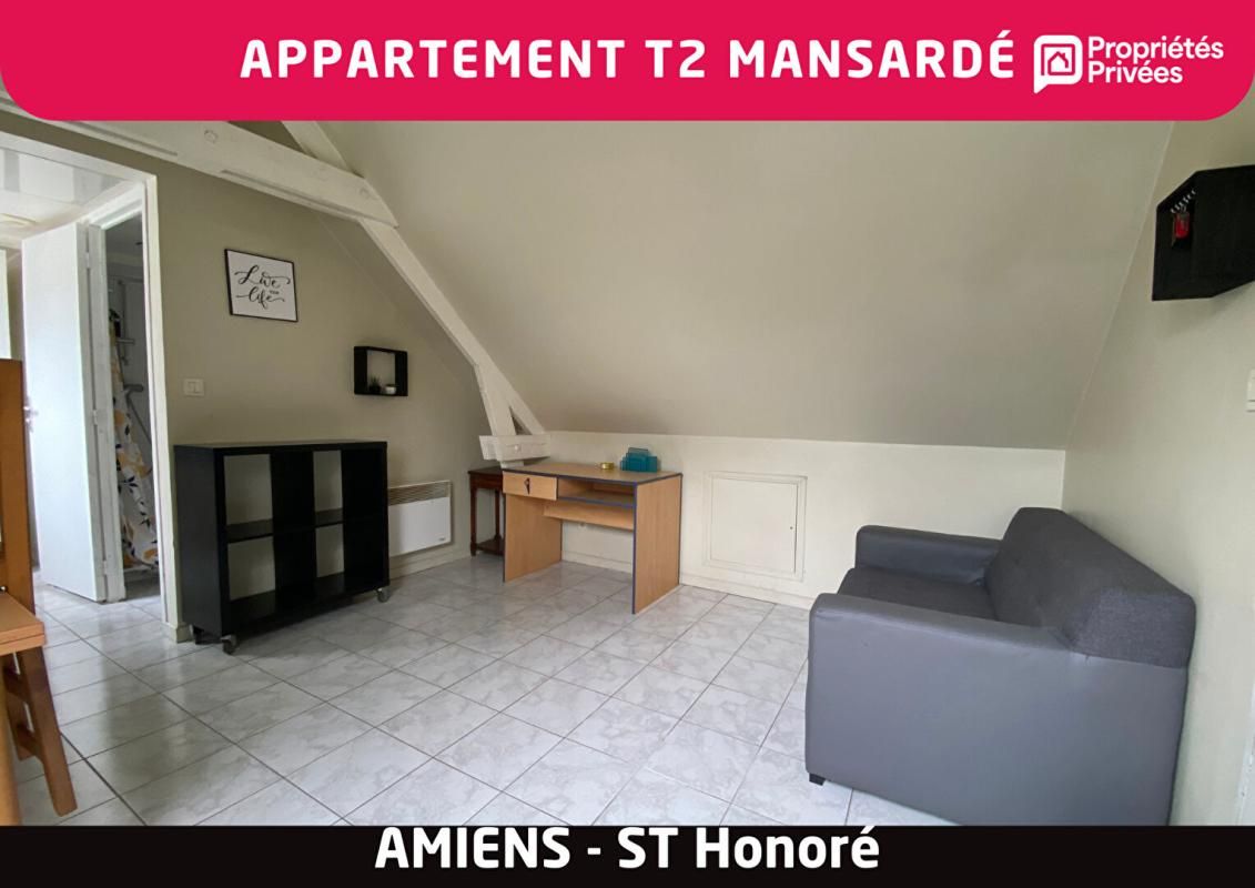 AMIENS Appartement  T2  mansardé - Amiens Quartier St Honoré-Jeanne d'Arc - Vente Interactive 1