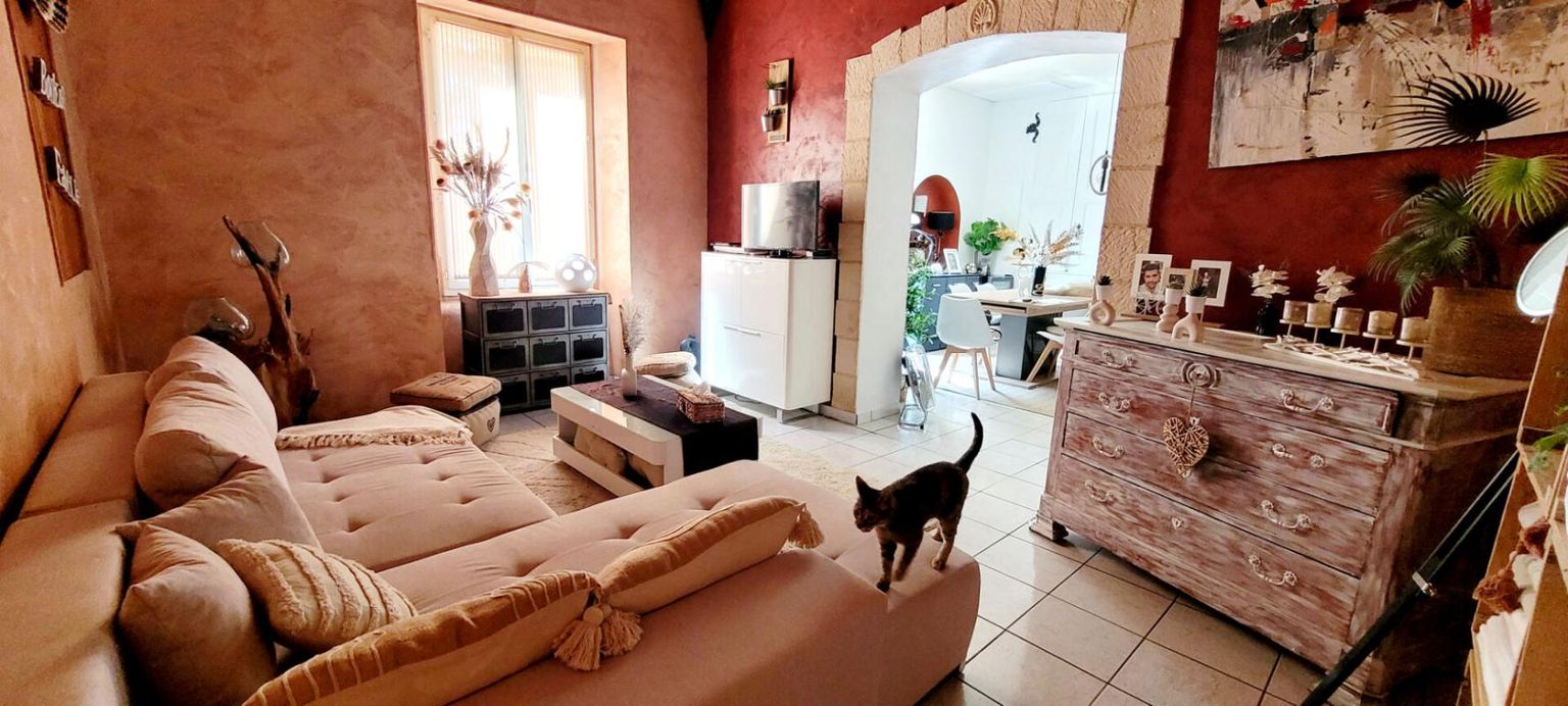 FABREZAN BIEN RARE - MAISON T5 DE CARACTÈRE - PLAFOND SEIGNEURIAL XIIIe - FABREZAN -170 000 4