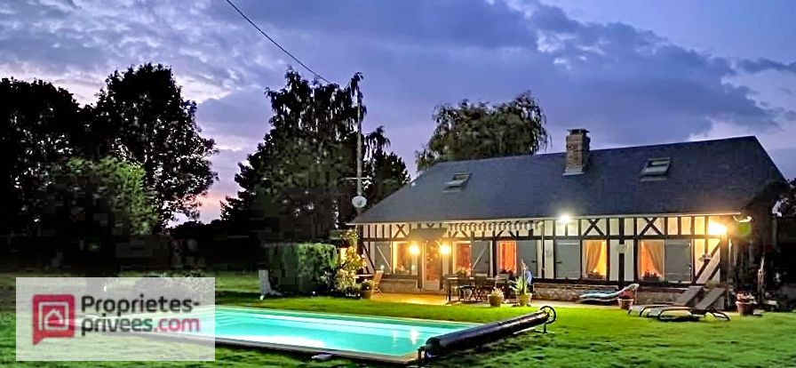 SAINT-BENOIT-D'HEBERTOT Charmante longère normande rénovée avec piscine chauffée et chalet indépendant  - Pays d'Auge 3