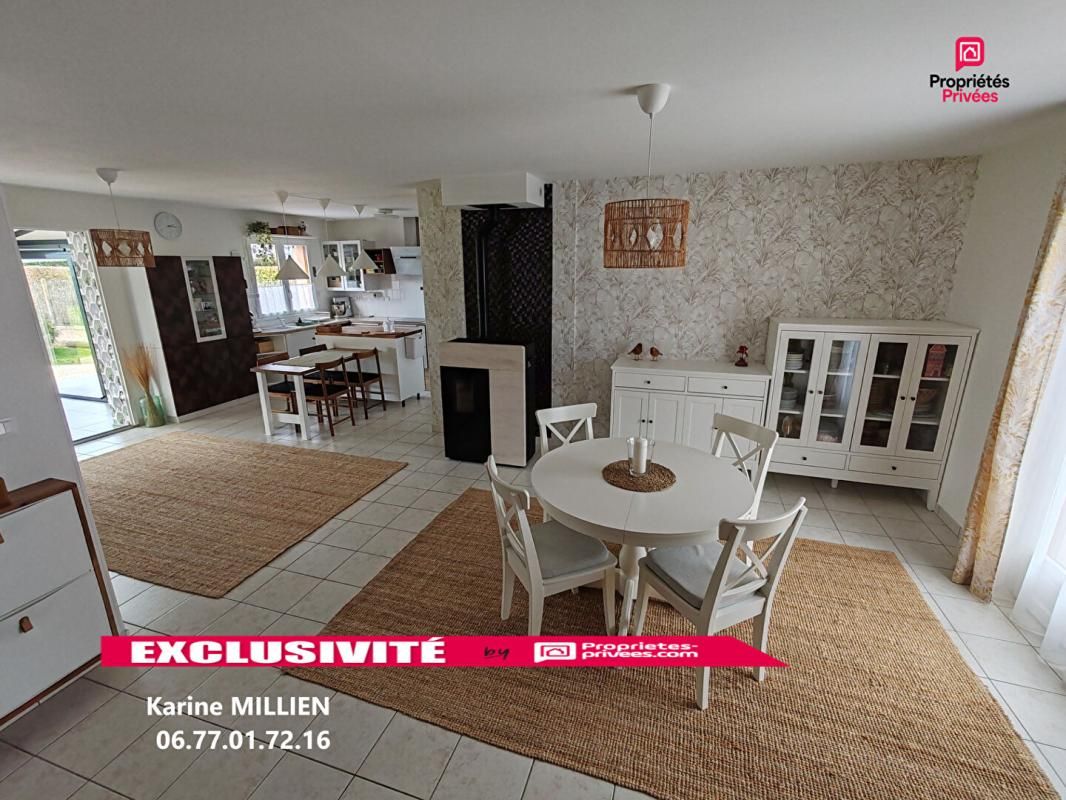 ILLIERS-L'EVEQUE ILLIERS L'EVEQUE 27770 Maison individuelle avec véranda chauffée - 1 étage - 4 chambres - Quart port - Garage - Plusieurs cabanons de jardin - Terrain - 265000 HAI 3