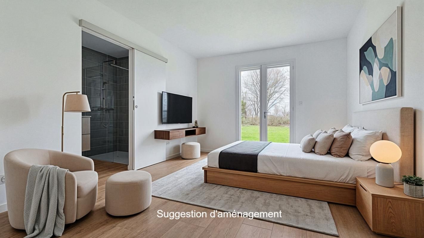 SAINT-SAUVEUR-D'AUNIS Maison récente  2026 de plain pied 155 m2 - RT 2020  -4 chambres - Garage 3