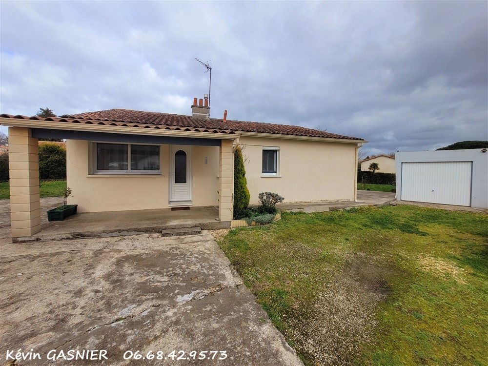 SAINT MICHEL (16470) : Maison en plain pied 76m2 avec garage