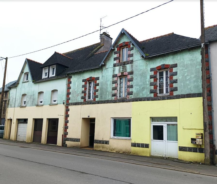 29520 Châteauneuf du Faou Bâtiment 3 lots 1 appart 3 chambres 76 m² et 2 locaux 183 m²