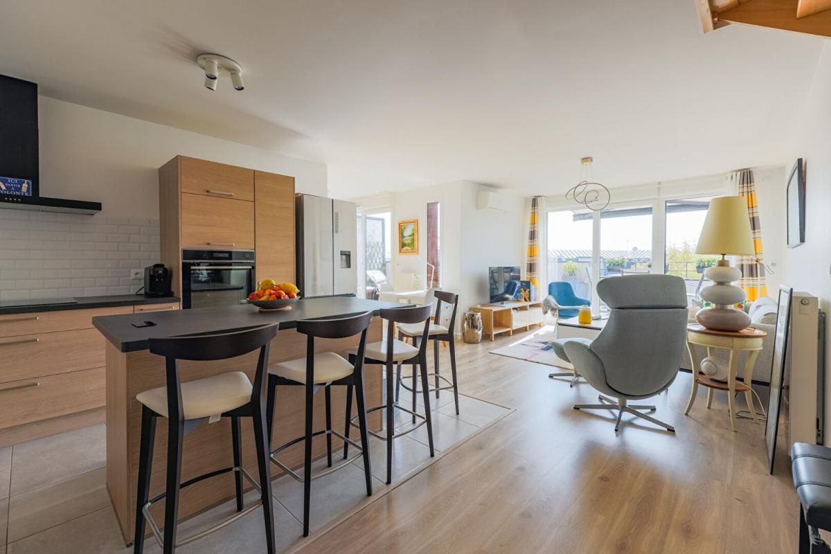 CHATILLON DERNIER ÉTAGE DUPLEX 102 m² TERRASSE PLEIN SUD - CALME ET LUMINEUX 2