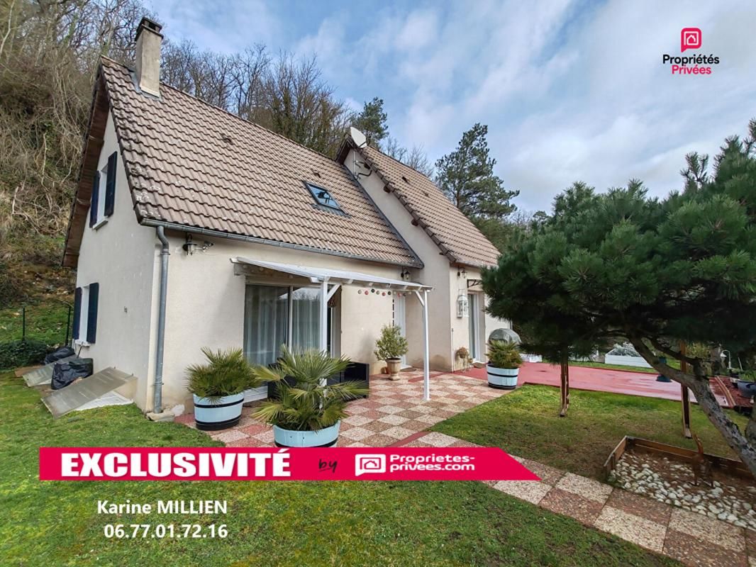 ASNIERES SUR ITON 27180 Maison avec sous-sol - 1 étage - 4 chambres - Terrain - 180 000  HAI