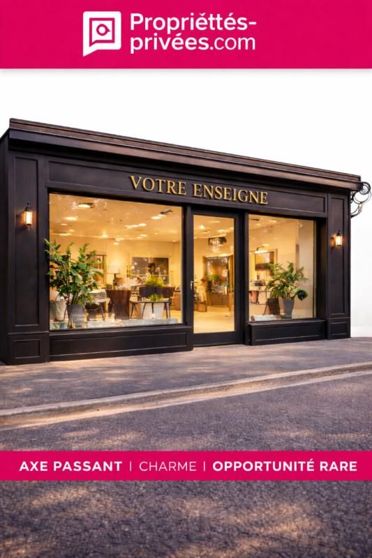 AXE NATIONAL  STATÉGIQUE double opportunité local commercial et habitation
