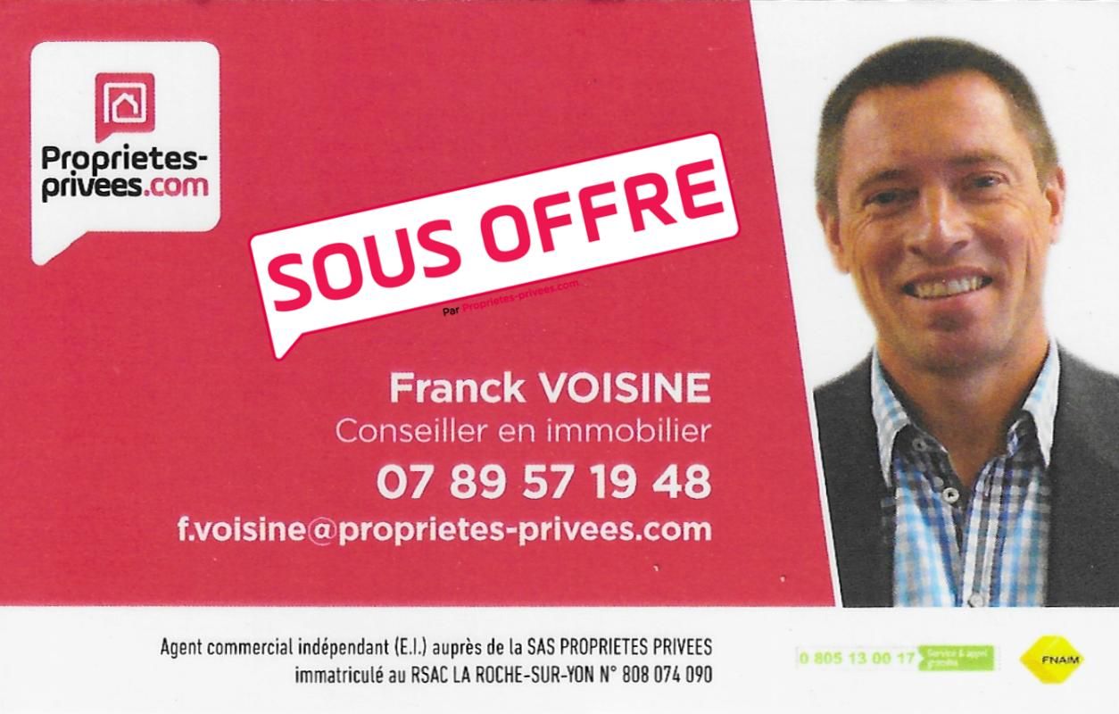 A VENDRE en Exclusivité, Maison Les Herbiers avec 3 chambres sur une parcelle de 749 m2