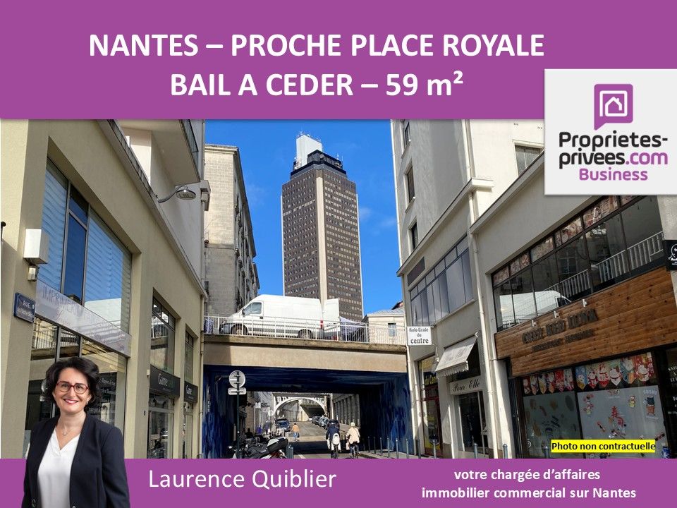 NANTES 44000 NANTES - BAIL A CEDER , LOCAL COMMERCIAL 59 m² 1