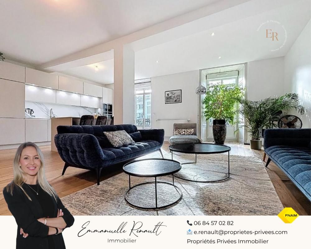 VANNES CENTRE, PORT À 50 MÈTRES. APPARTEMENT D'EXCEPTION de 150,50 m², 4 chambres. Élégance et prestations haut de gamme