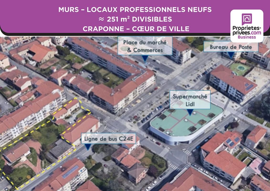 CRAPONNE MURS ? LOCAUX PROFESSIONNELS 251 m² CRAPONNE ? C?UR DE CENTRE 4