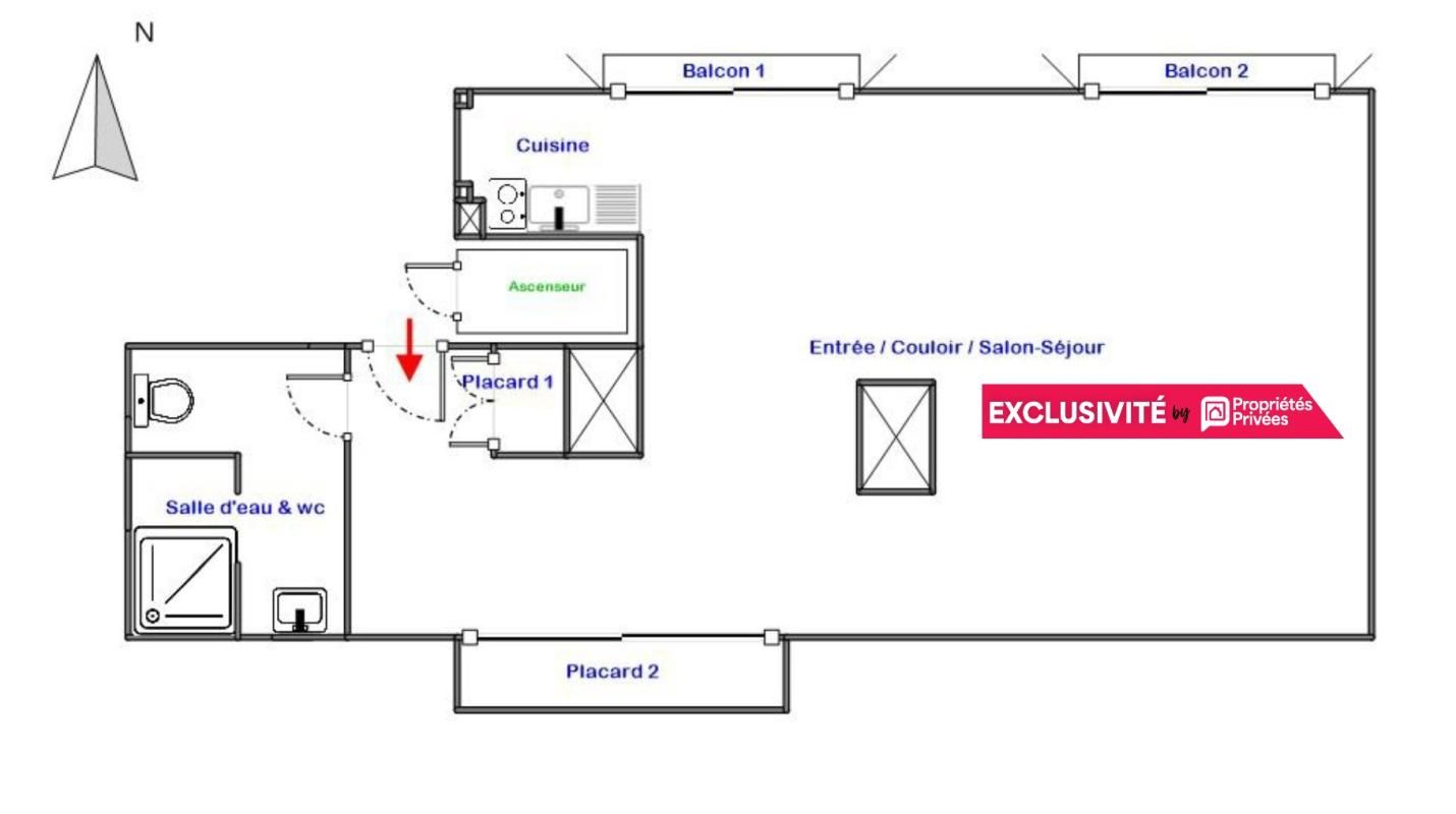 MARSEILLE-1ER-ARRONDISSEMENT Marseille (13001) - BOURSE - VIEUX PORT - Exclusivité - VIAGER OCCUPE ? STUDIO ETAGE ELEVE et VUE IMPRENABLE 3