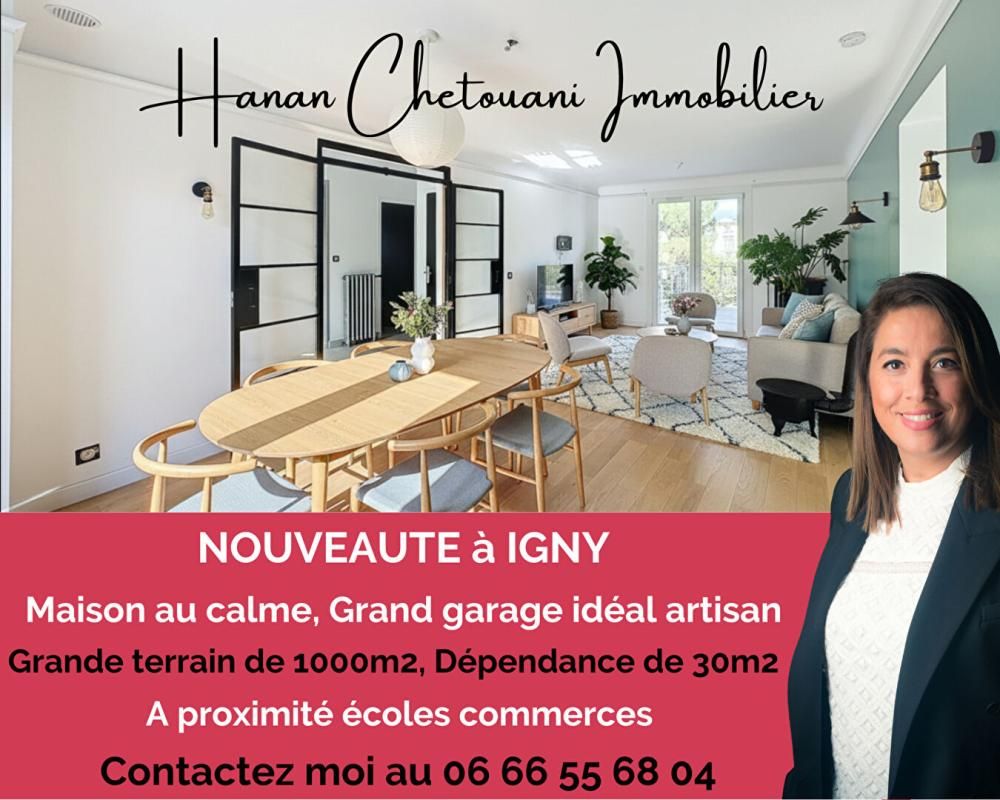 IGNY Grande maison indépendante avec dépendance pro et garage haute capacité 3m hauteur 1