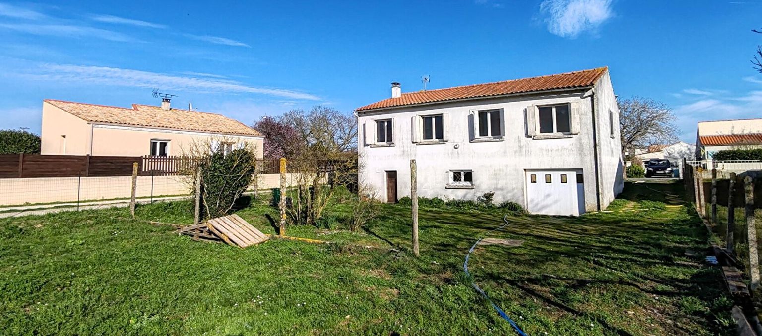 NUAILLE-D'AUNIS Nuaillé d'aunis 17540 ; maison de 104 m2, 4 chambres, parcelle de 604 m2 1