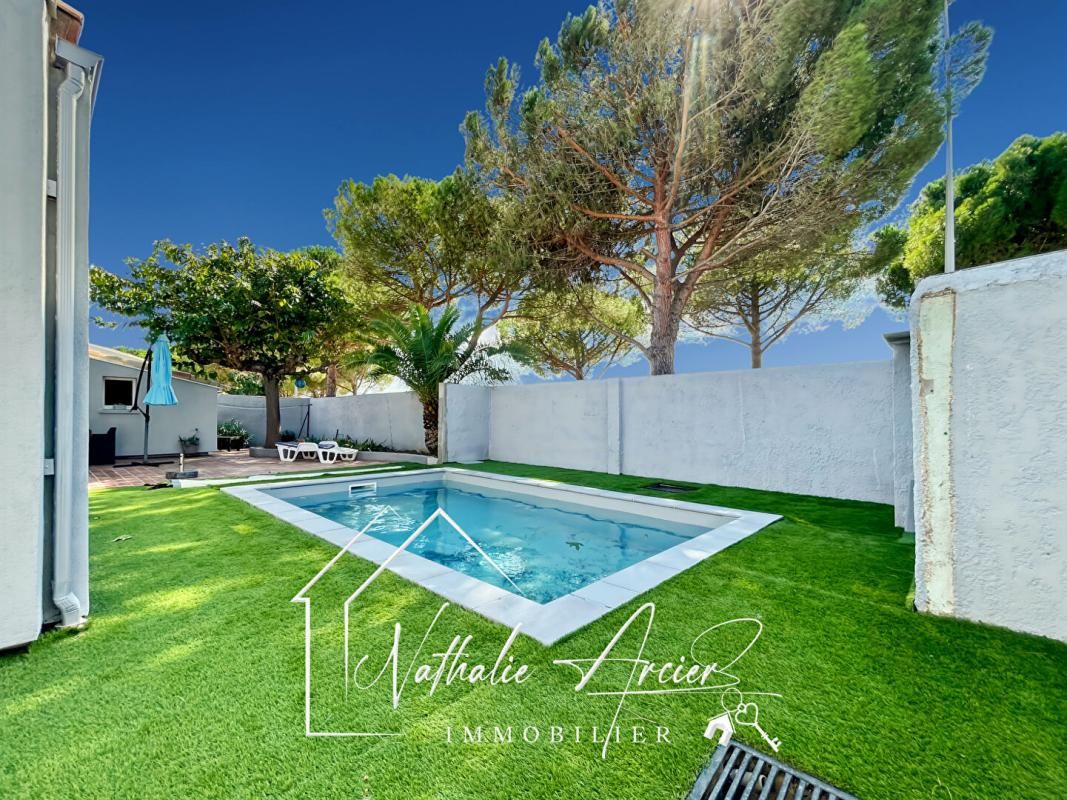TREBES Maison plain-pied 100 m2 environ avec piscine - Coup de coeur assuré ! 2