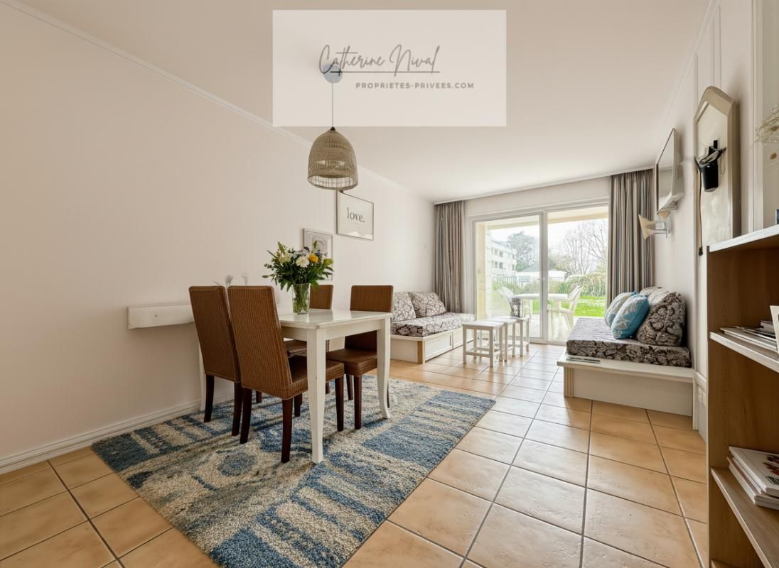 La Baule ? Appartement 2 pièces, terrasse 25 m², résidence sécurisée avec piscines