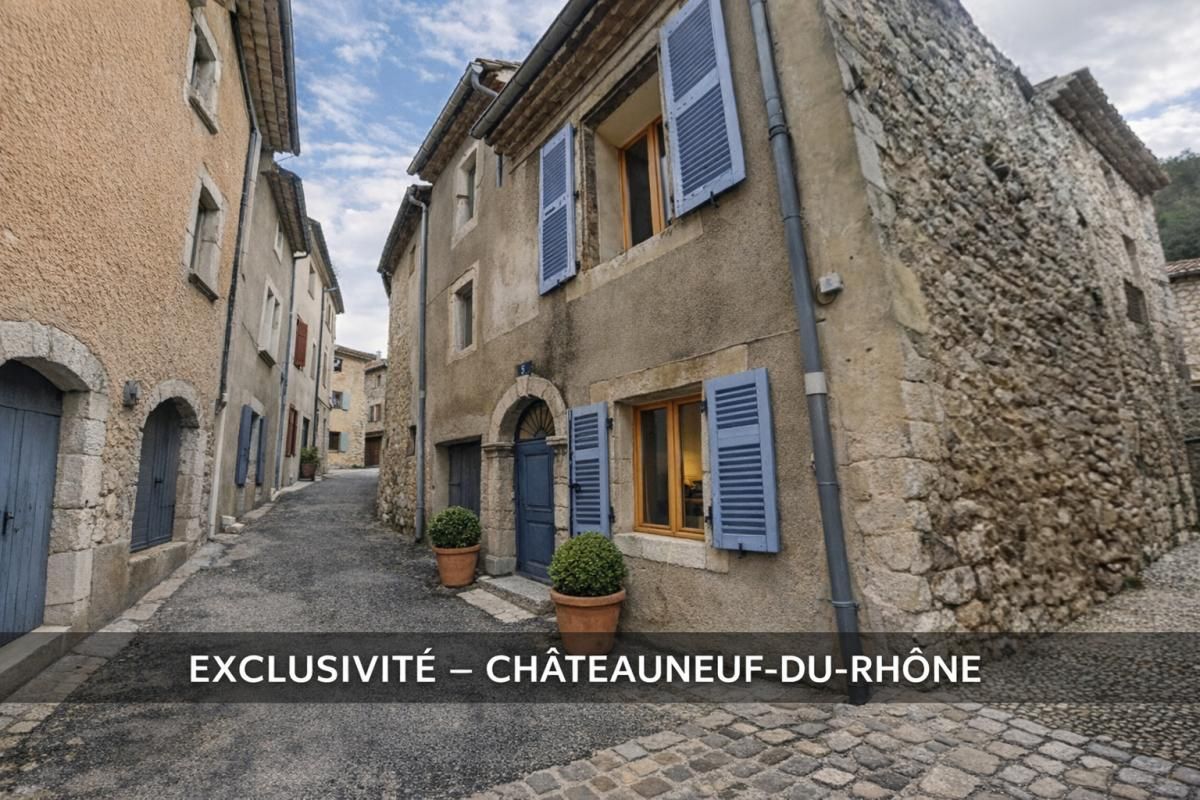 MAISON 4 CHAMBRES + APPARTEMENT T2 à 148 000 Euros PROCHE MONTELIMAR