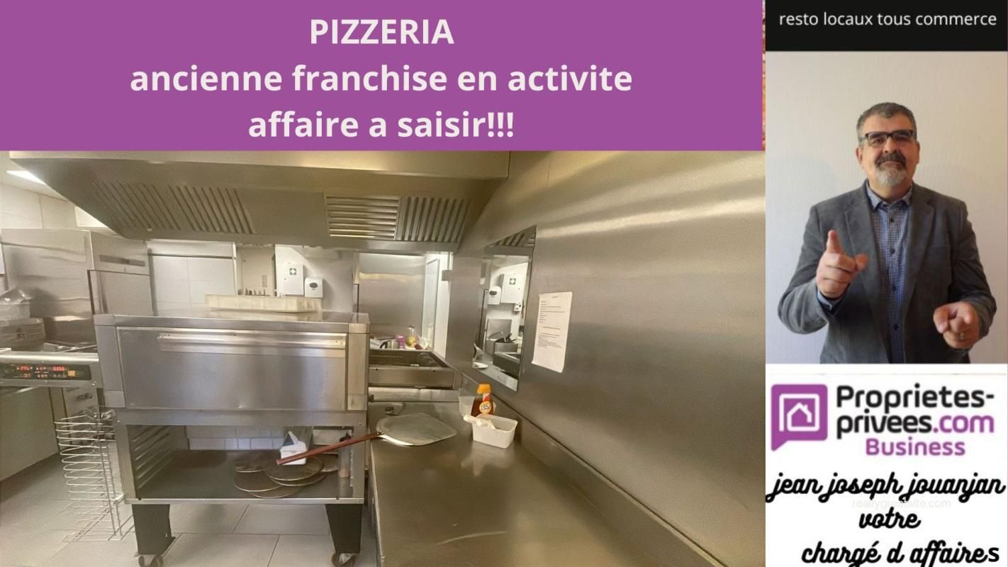 PIZZERIA  CENTRE-VILLE   MATÉRIEL PROFESSIONNEL   FAIBLE LOYER