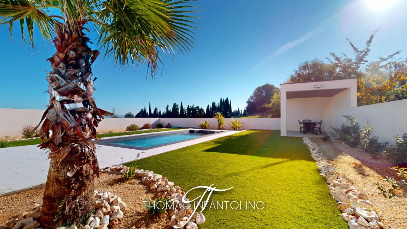 LAVALETTE VILLA D'ARCHITECTE 175 M2 - PISCINE - VUE MONTAGNE NOIRE - GARAGE 3