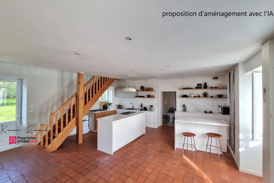 AUBIGNY-LES CLOUZEAUX Maison 201 m², 4ch + bureau + T2, terrain 6800 m² 3