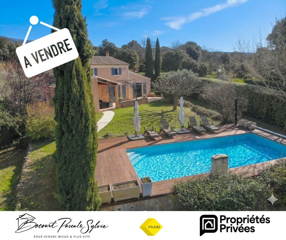 BEDOIN Charmante maison provençale avec piscine sur terrain 1345m2 arboré 1