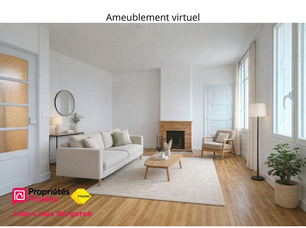 TOURS Quartier des Prébendes | Appartement F4 de charme entièrement rénové 1