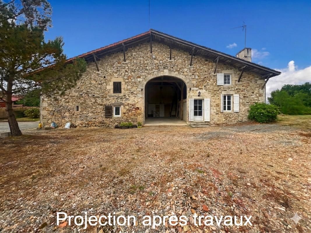BAZAS Grange en pierre à rénover, possibilité de 2 logements , terrain 1645 m² , fort potentiel 2
