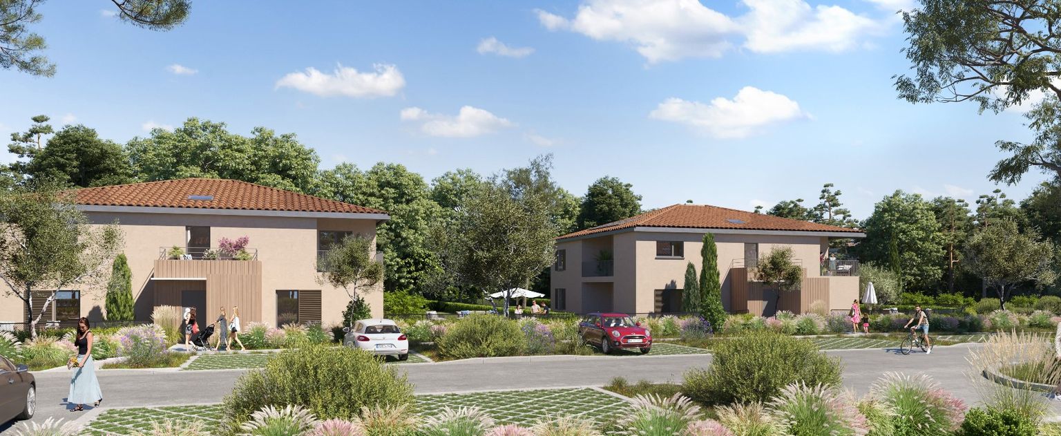 AIX-EN-PROVENCE Appartement Aix En Provence 4 pièce(s) 85.70 m2, avec jardin de 493m2 1