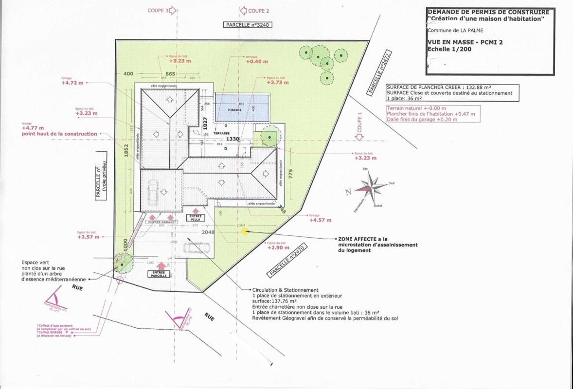 LA PALME Terrain 1118 m2-Permis de construire-La Palme (11480)-237 000 HAI 3
