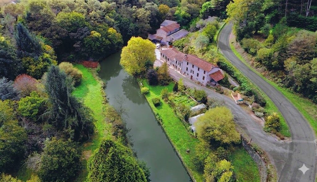 MAISONNAIS-SUR-TARDOIRE Proche de Rochechouart , authentique moulin avec rivière et chute d'eau -cadre naturel exceptionnel- 2