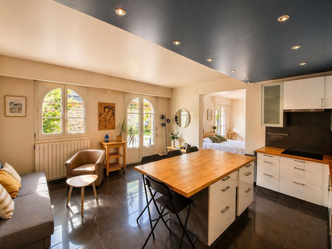 Rez-de-jardin avec jardin privatif -Esprit maison -La Garenne-Colombes