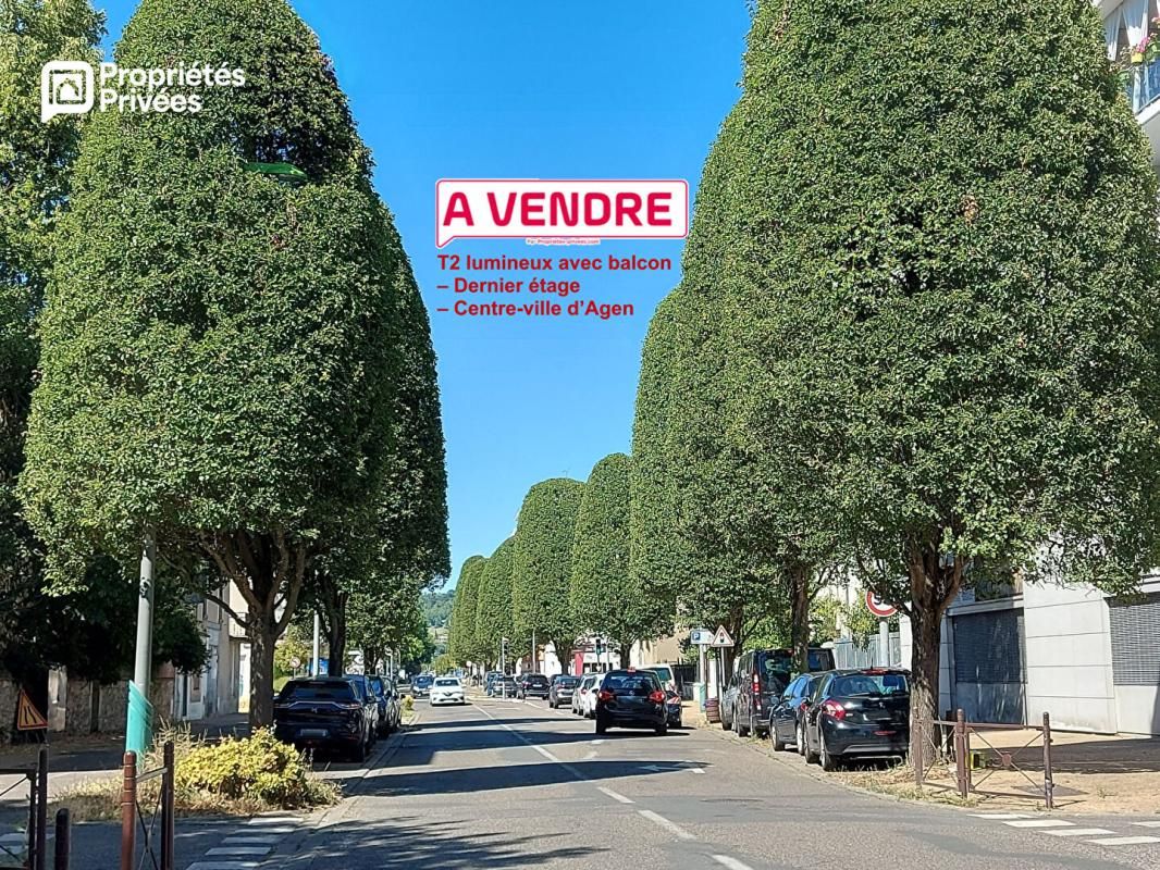 AGEN T2  lumineux avec balcon 50 m² -Dernier étage - Centre-ville d'Agen 1