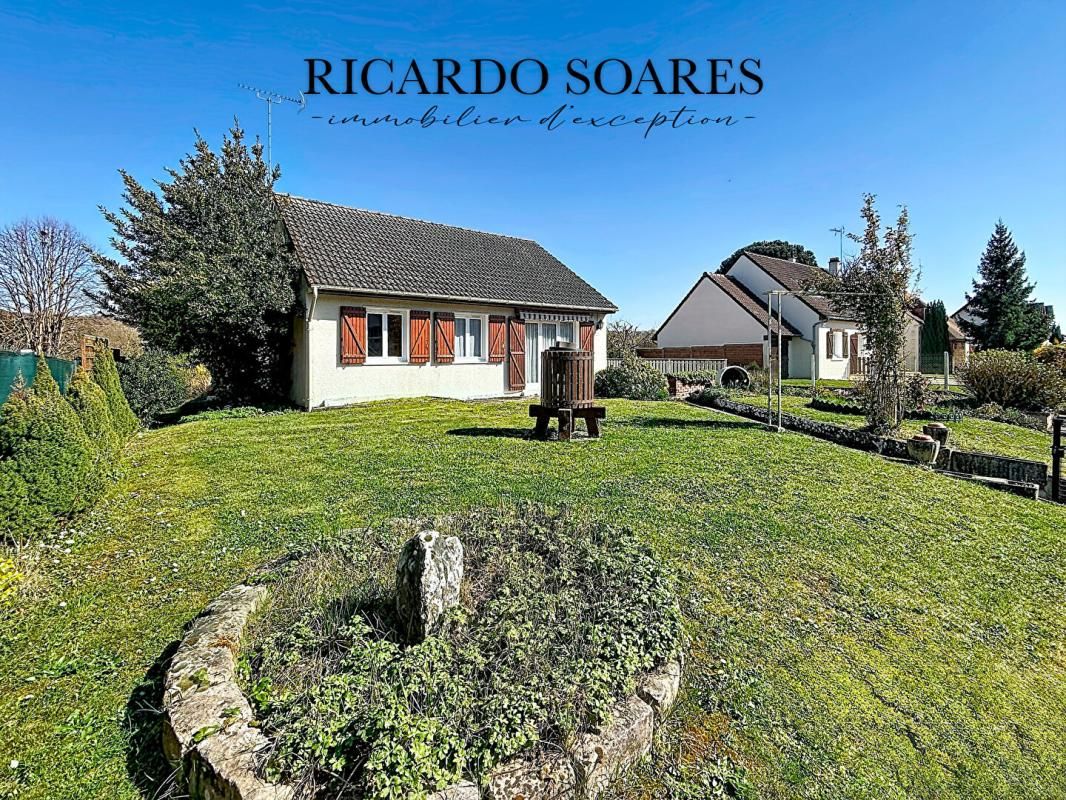 ANGICOURT 60940 ANGICOURT - MAISON DE PLAIN PIED / SOUS-SOL TOTAL / 2 CHAMBRES / MAGNIFIQUE JARDIN DE 881m2 2