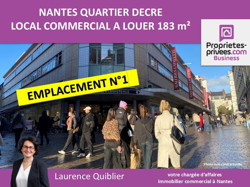 44000 NANTES - LOCAL COMMERCIAL A LOUER 184 M²