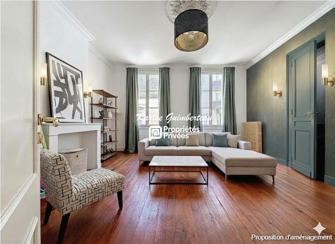 LIBOURNE Maison bourgeoise proche Tourny avec jardin et piscine 2