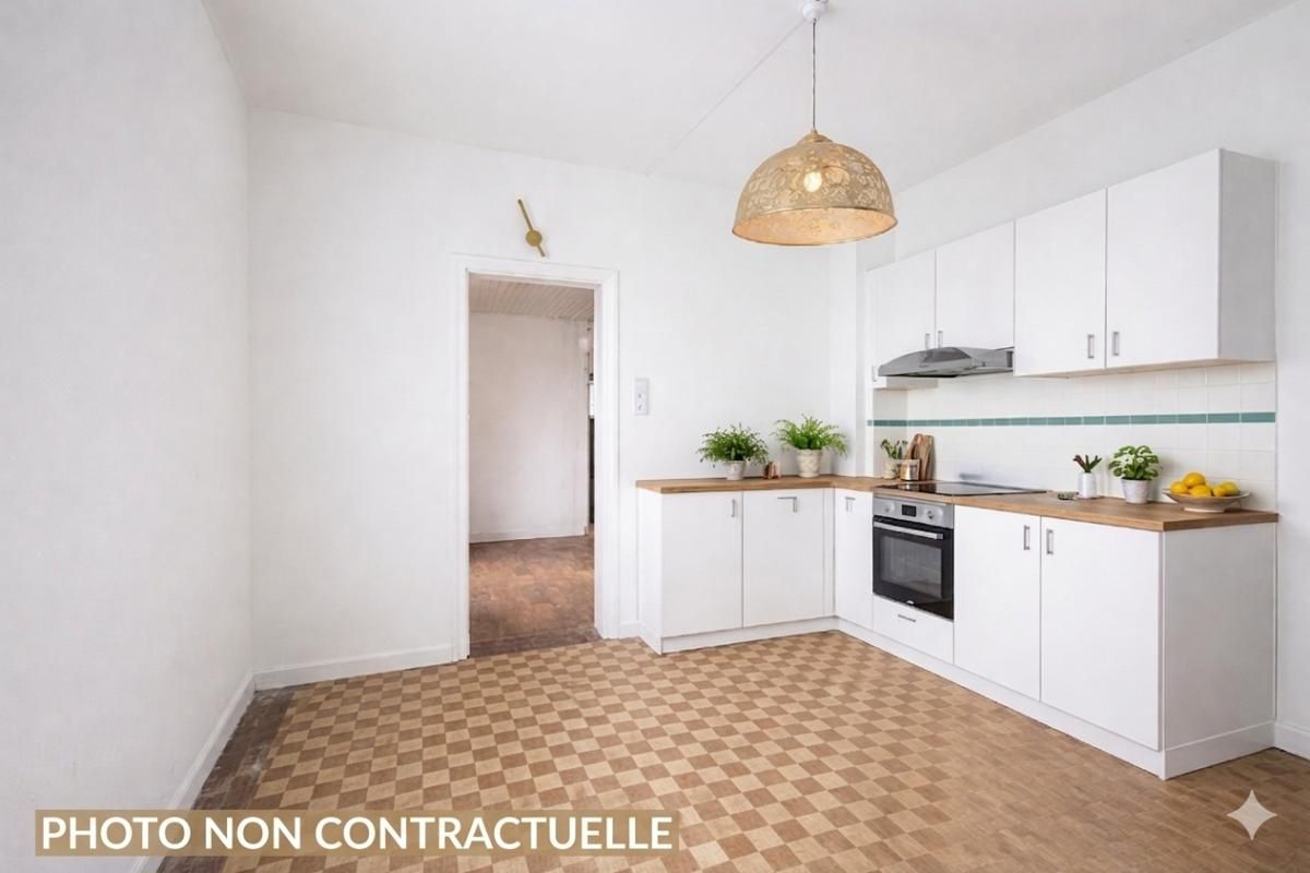 THIVERNY MAISON T2 - 36M² - VIVABLE DE PLAIN-PIED - 1 CHAMBRES - AVEC TRAVAUX - AIRBNB - JARDIN - 60160 THIVERNY 3