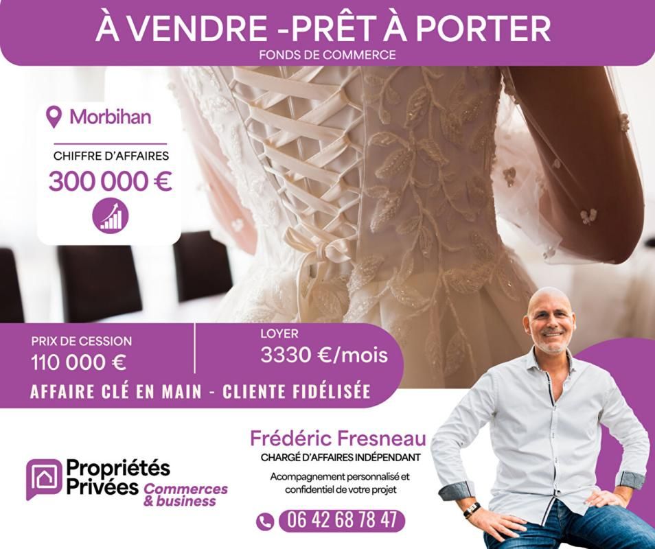 56000 VANNES - PRET A PORTER LUXE, MODE, ACCESSOIRES