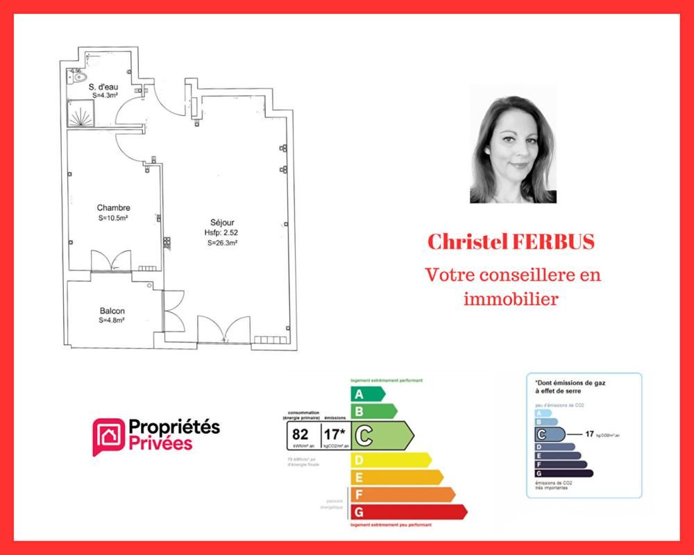 LIVRY-GARGAN 93190 LIVRY-GARGAN - Appartement 2 Pieces 41.10 m² - 1 Chambre -Balcon - Parking 2
