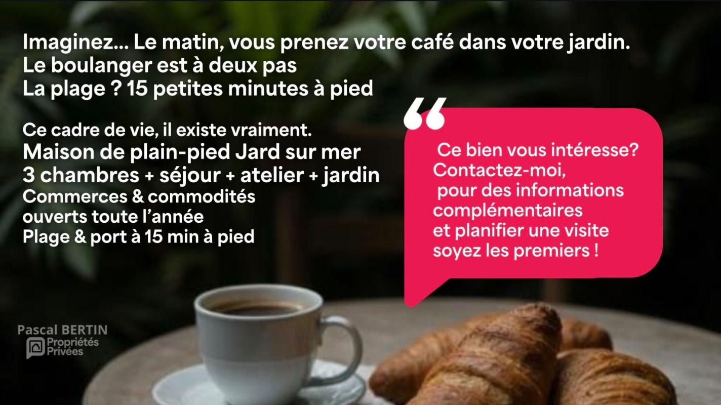 JARD-SUR-MER Maison Jard Sur Mer 5 pièce(s) 3